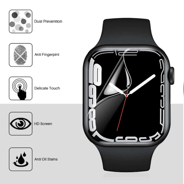 Protección Total Transparente TPU para Apple Watch Ultra 49mm - Pack de 3