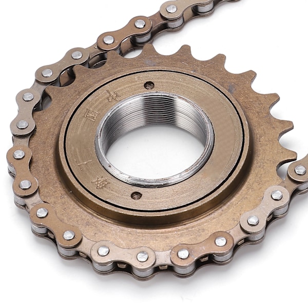 Sprocket kjede sett 22T tann bakre frihjul 38 ledd kjede og 13T tann tannhjul sett
