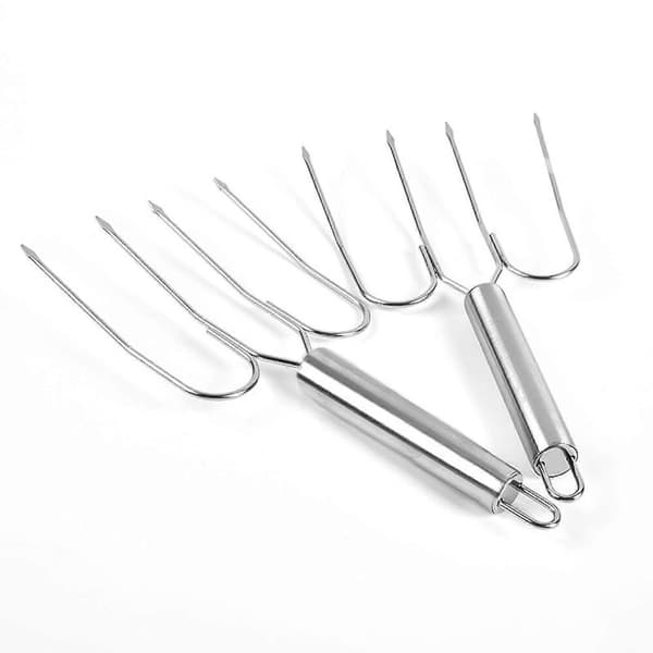 GETIT Grillkyllinggaffel, Kraftig Stegegaffel, BBQ Spyd