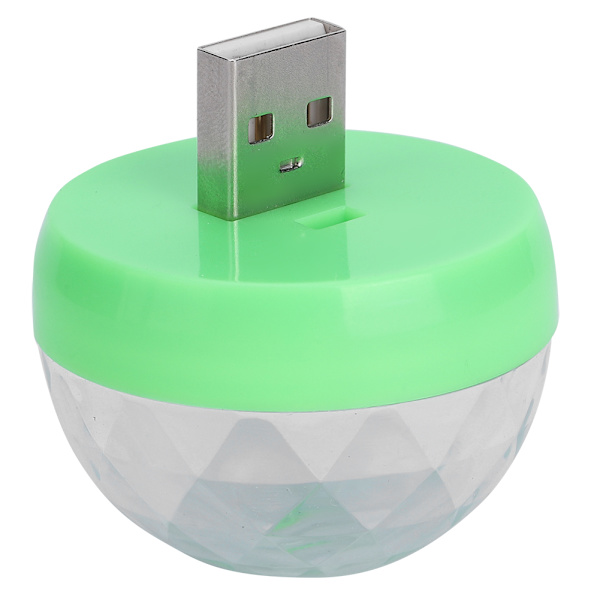 USB-festbelysning Mini-boll Ljudkontroll Färgglad DJ-ljus för B