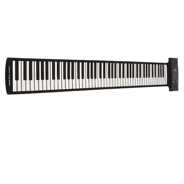 Rullautuva piano 88 koskettimella Bluetooth MIDI -toiminto kosketusherkkä kannettava sähköinen rullautuva piano aloittelijoille 100-240V