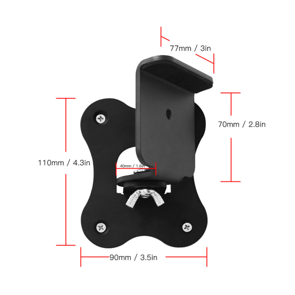 Bar Højttaler Vægbeslag Metal Højttaler Vægmonteret Beslag til SAMSUNG HW Q930B HW Q930C HW Q990B HW Q990C SX Q990B