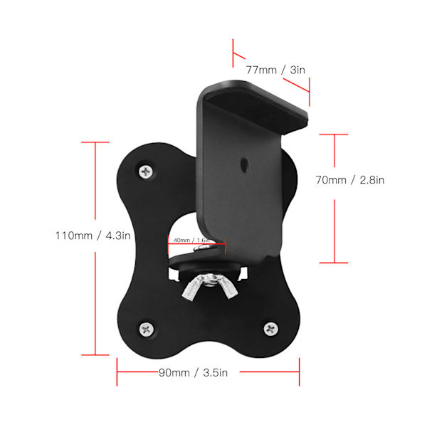 Bar-høyttaler veggfeste metallhøyttaler veggmontert brakett for SAMSUNG HW Q930B HW Q930C HW Q990B HW Q990C SX Q990B