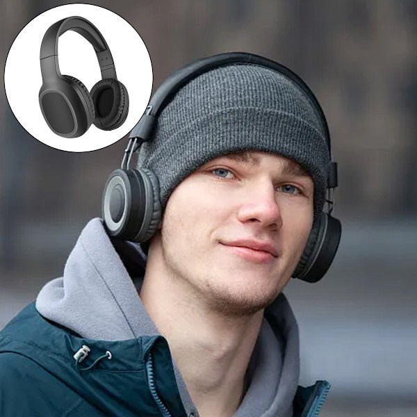 Skäm bort dig med det finaste ljudet med våra Bluetooth V5.3 Over-Ear-hörlurar, som kombinerar oöverträffad ljudkvalitet och oförglömlig design