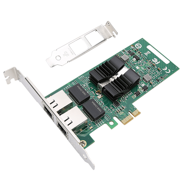 For INTEL 82576-T2 Gigabit PCI e Dual Port Nettverkskort Server NIC LED