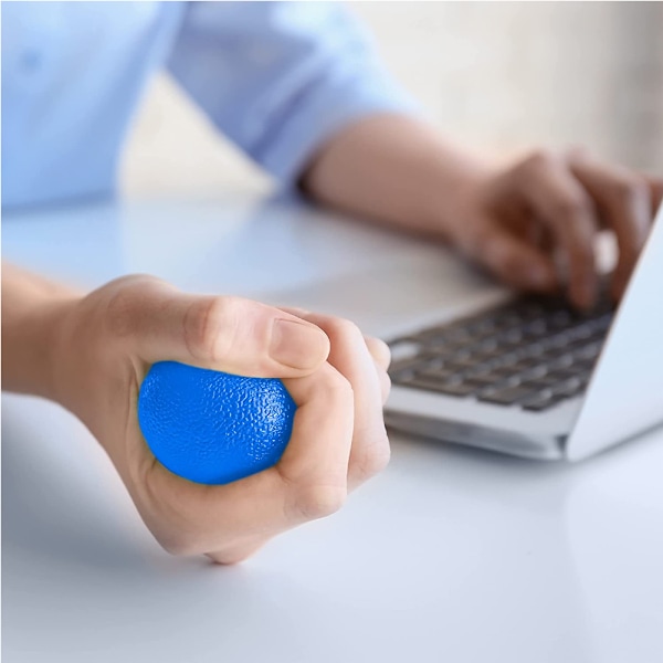 Hand Stress Relief-bollar för flexibel fingerträning, oval äggform ger säkert grepp vid rehabiliteringsträning, högkvalitativt TPR-material