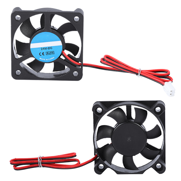 3D-printer tilbehør DIY 5010 køleventilator 2Pin 24V 4000-6500 RPM 8-14CFM