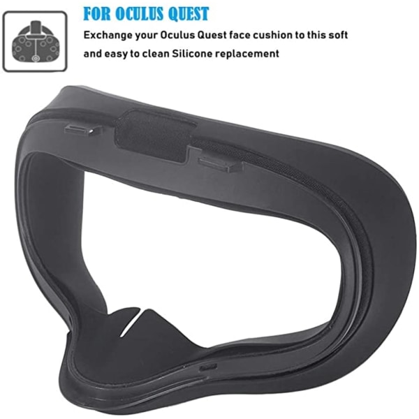 VR-maske til Oculus Quest VR-gamingheadset i silikone