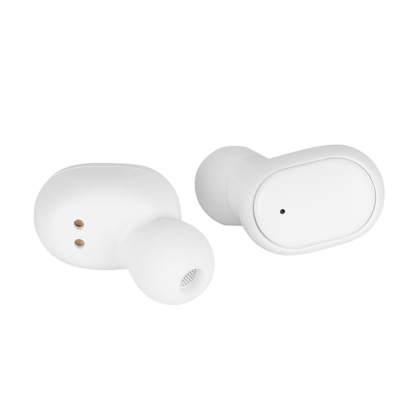 TWS Bluetooth 5.0 Trådløs Stereo Sound In-Ear Ørepropper Headset med Laderboks (Hvit)