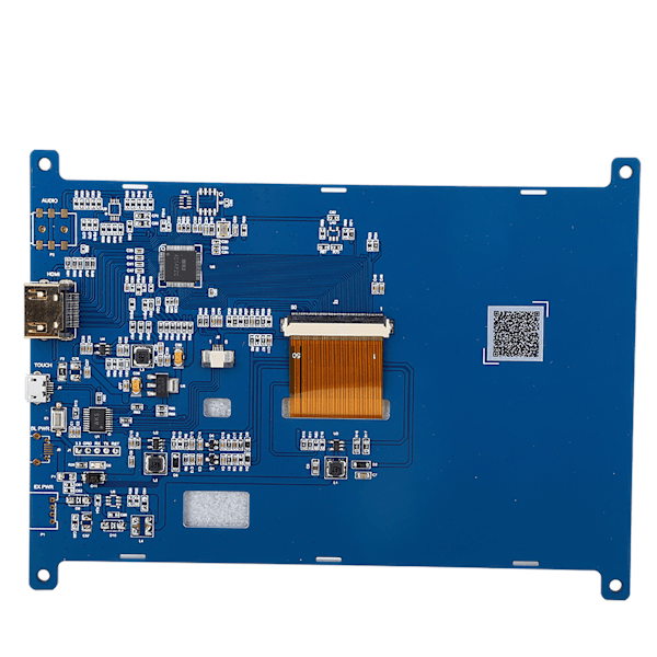 7-tuumainen näyttö 1024 x 600 HD TFT-näyttö HDMI-tuloliitännällä Raspberry Pi 4B/3B -näytölle
