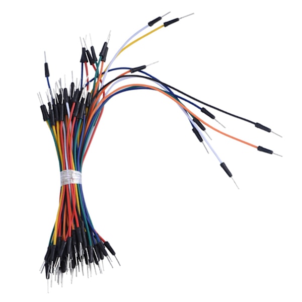 65 stk. Breadboard Protoboard Jumper Wires Loddefri Fleksibel Han til Han Kabel Kit