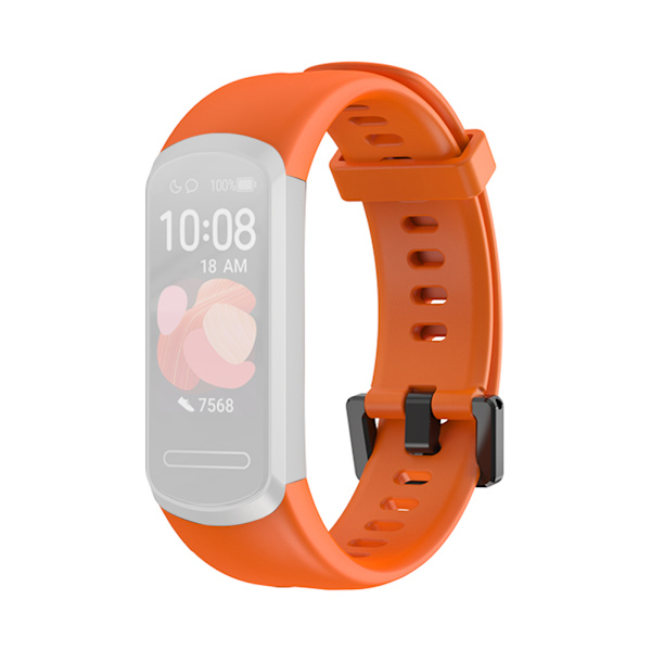 Blødt silikone urrem armbåndsur erstatning til Huawei Band 4