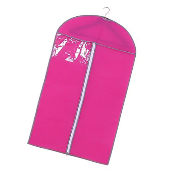 Klädpåsar för förvaring Hängande kläder Klädskydd 60x100cm Nonwovens Kostymskydd Röd