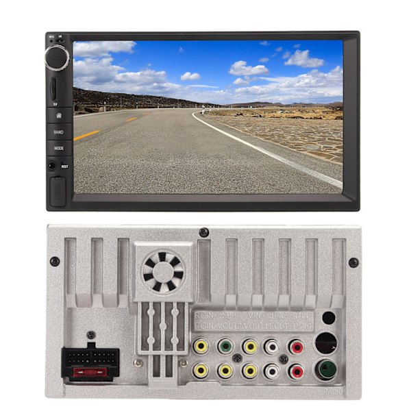 7 tuuman MP5-soitin Carplaylle Android Autolle Bluetooth Double Din -auton stereot AM FM MP3 USB kosketusnäyttö Autoradion