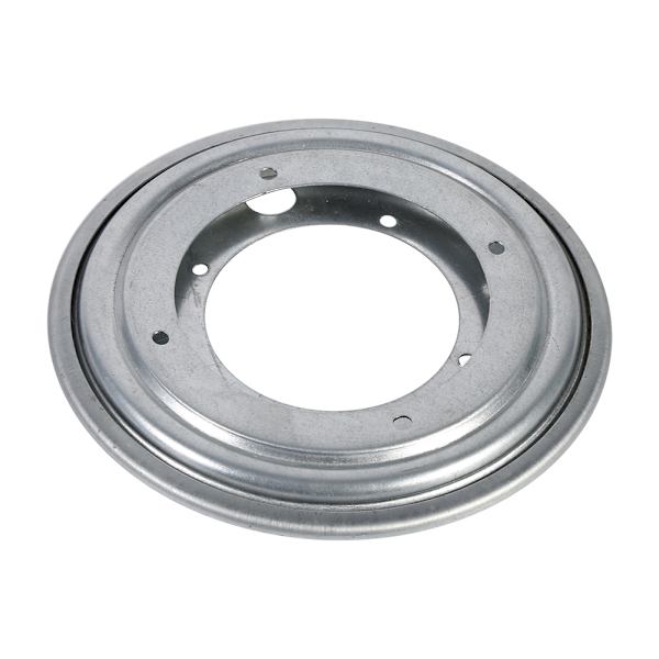 Kraftig rund galvanisert Lazy Susan dreieskive lager roterende svingplate (5,5\" sølv)
