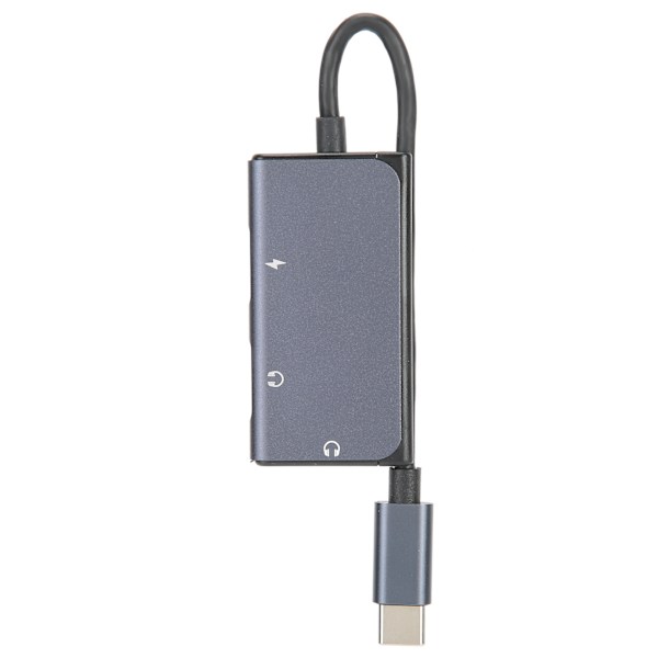 3 in 1 Type C -ääniliitin USB C -kuulokeliittimeen kahdelle Type C -liitännälle ja 3,5 mm:n Aux-liitännälle