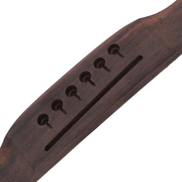 Gitarr Preslotted Stall Set Rosewood Plast Sadel Mutter Pin Set för Akustiska Gitarrer