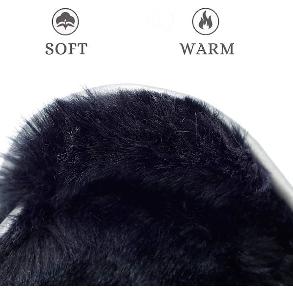 Vedenpitävät unisex-korvalämmittimet, säädettävät fleece-korvaläpät miehille