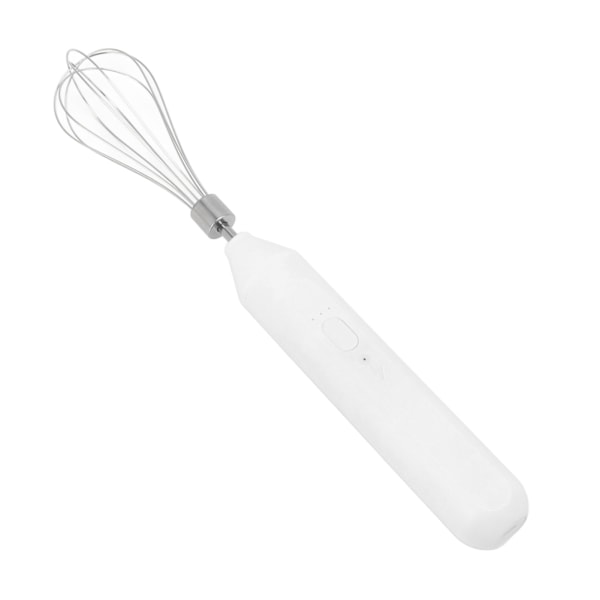 Elektrisk äggvisp handhållen USB-laddning mjölkskummare bärbar sladdlös dryckmixer med visp i rostfritt stål