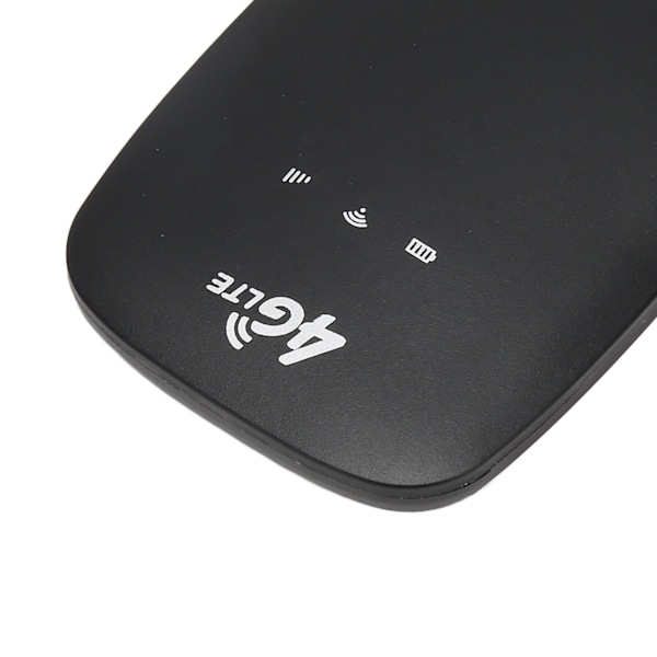 4G LTE Mobil WiFi Låst op 2100mAh Batteri Høj Hastighed Bærbar Rejse Hotspot Mini Router med SIM-kortslot Sort