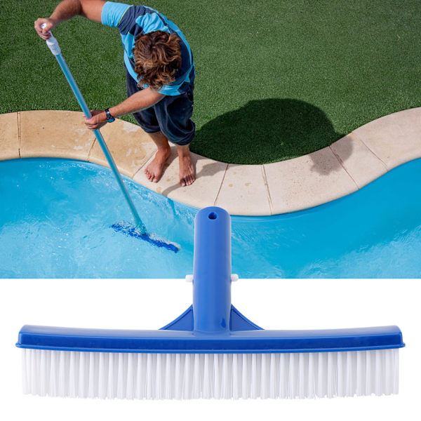 10in Plast Swimmingpoolbørste Rengøring Snavs Mos Dam Spa Varme Kilde Værktøjer Tilbehør