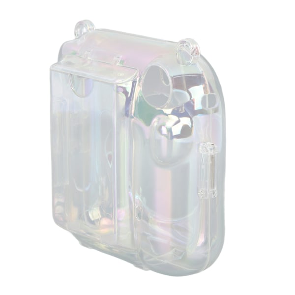 Gennemsigtig Etui til Fujifilm Instax Mini 12 PC Transparent Farverig Instant Kamera Beskyttende Bæretaske med Justerbar Skulderrem til Udendørs