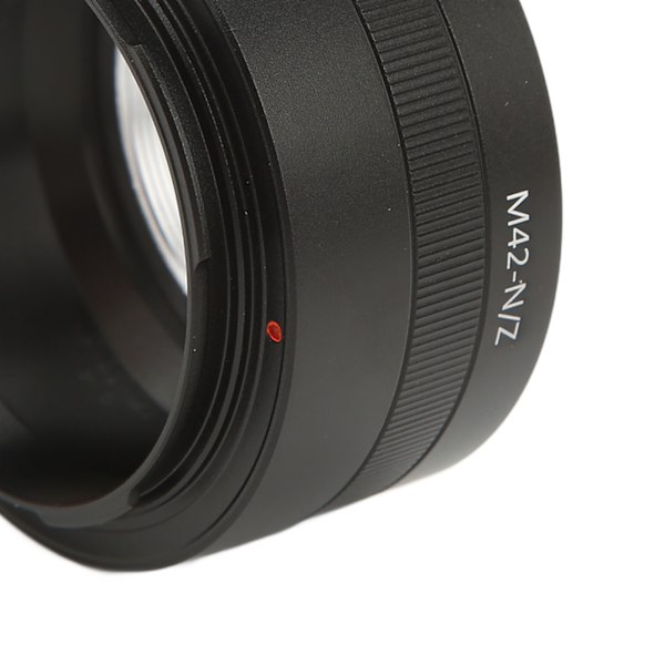 Adapterring i aluminiumlegering för M42-objektiv till Nikon Z-fattningsserie fullformatskamera