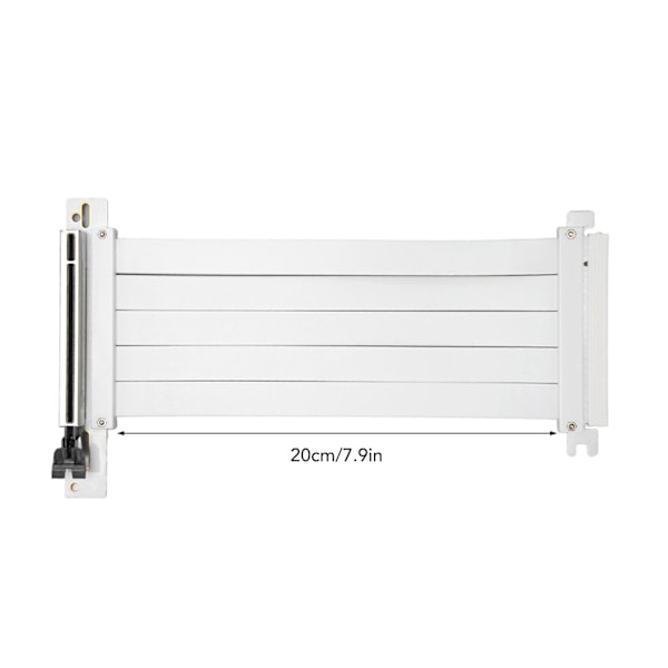 PCIE 4.0 X16 Förlängare 128GB/bsp Rätvinklig EMI-skärmning Plug and Play GPU Förlängningskabel för RTX3090 RTX3080 RTX3070 20cm