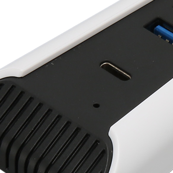 5-ports USB höghastighets expansionshub 4x USB 2.0 1x USB snabbladdningsport 1x USB C Plug and Play USB-hub för PS5