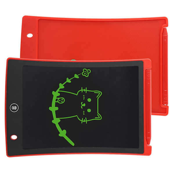 8,5-tums LCD-skärm Handskrift E-Writing Board Writing Business Drawing Tablet Memo Röd