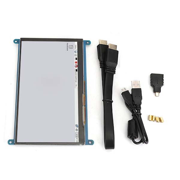 7 Inch 1024 x 600 HD for HDMI Capacitive Touch LCD Display for Raspberry Pi 4B / 3B / 3b