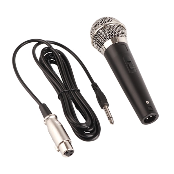 Håndholdt profesjonell kablet dynamisk mikrofon klar stemme for karaoke vokal musikkforestilling