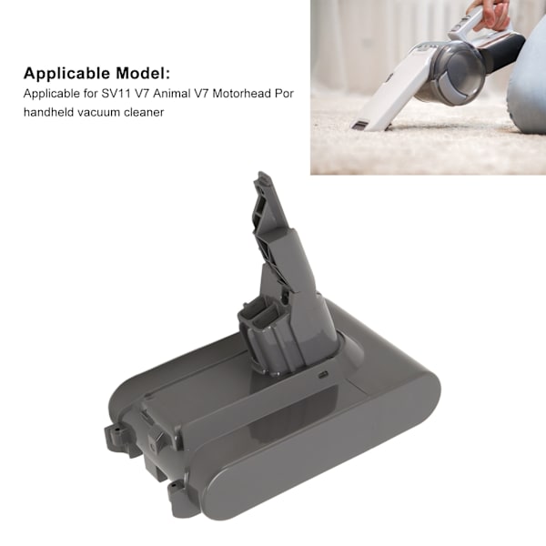 2200mAh Vaihdettava Imurin Akku 21.6V Litium-akku SV11 V7 Animal V7 Motorhead Por