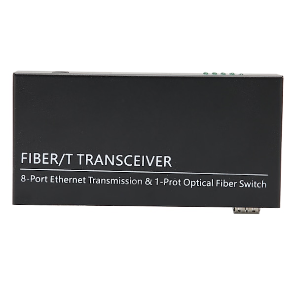 Gigabit Switch 1 Fiber 8 Port Ethernet Single Mode Dual Fiber Adaptiv Gigabitomvandlare för Signalomvandling