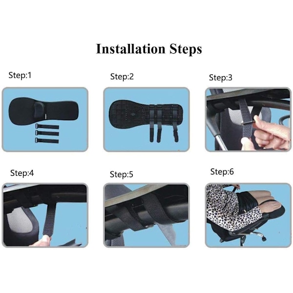 Ergonomiskt Armstöd för Skrivbord och Stol, Justerbart Armstöd med Cirkulär Skärm för att Förhindra Fall, Handledsstöd, Tryckavlastning