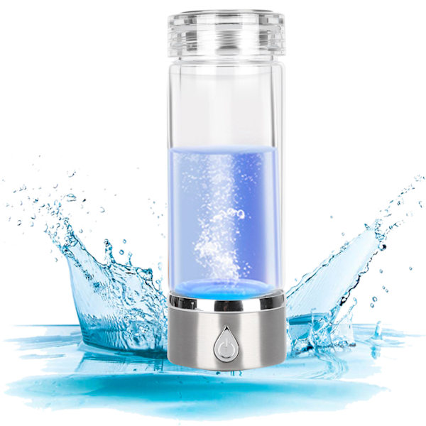 380ml vätevattenflaska generator SPE-teknik USB uppladdningsbar bärbar väterik vattenkopp