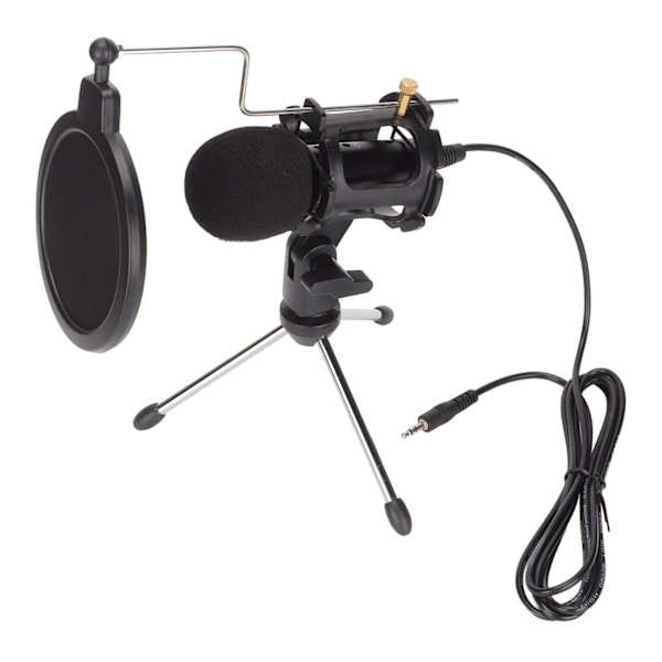 Kondensatormikrofon Kit Professionell Kardioid Studio Mikrofon Kit för Inspelning Podcasting Voice Over Streaming Studio