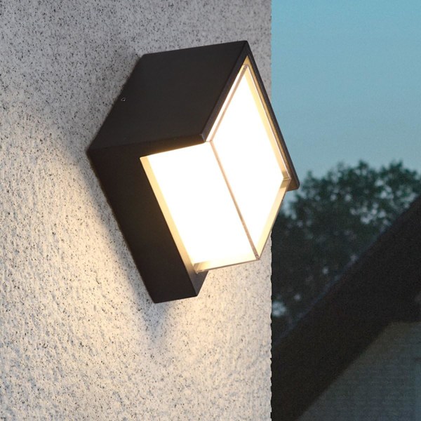 Utomhus Vägglampa, Lys Upp Varje Utrymme Aluminium Lampkropp För Vardagsrum Sovrum Badrum