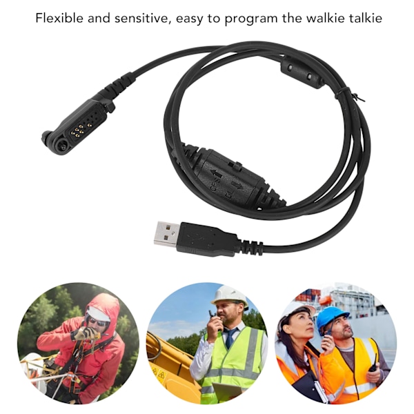 USB-programmeringskabel for Hytera toveis radio med brukervennlig følsom walkie-talkie