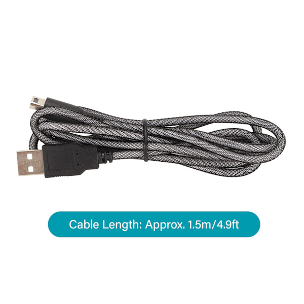 2 kpl 3DS USB-laturia 5ft virtajohto 2DS 3DS 3DS XL Uusi 3DS Uusi 3DS XL Uusi 2DSXL NDSI NDSI LL