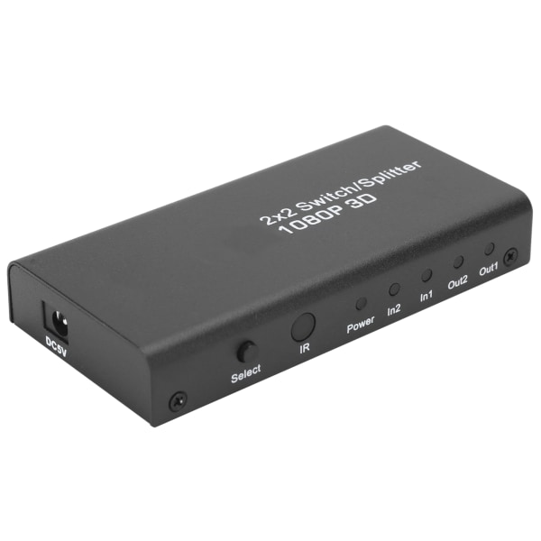 2 x 2 HDMI-fordeler understøtter 1080P computerspilmaskine til at vise billedoutput 100-240V