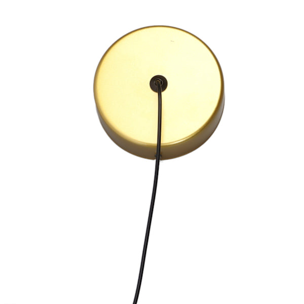 Spiral LED-pendellampe i gullfarge med høy lysstyrke og øyebeskyttelse, LED-hengelampe for stue, kafé, familie, 85-265V
