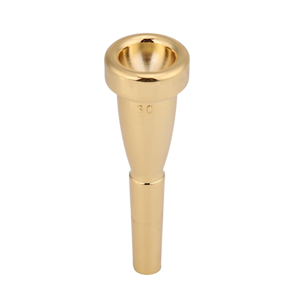 Trumpetmunstycke för 3C-storlek Musikinstrument Tillbehör(Guld)
