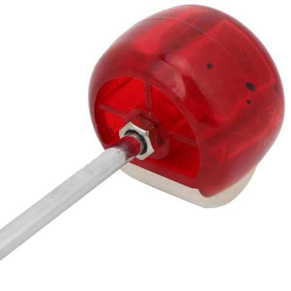 WC42 Rummun lyömäsoitin Vaihto-osa Rumpusetti Vasara Beater Punainen