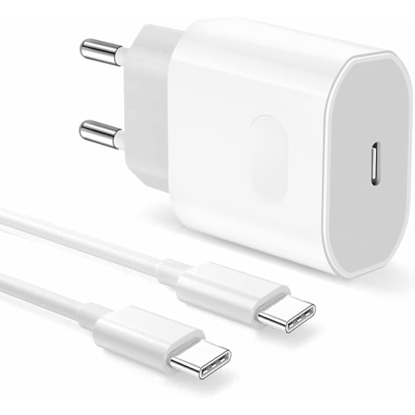 Snabbladdare för iPhone 15-serien, säker snabbladdning med automatisk chipdetekteringsfunktion, snabbladdningsblock för effektiv dataöverföring