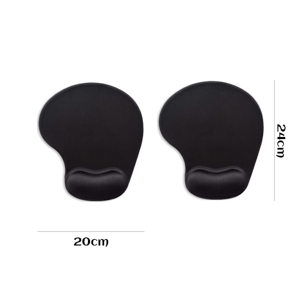 Ergonomisk musmatta, avancerade miljövänliga material, halkfri PU-bas för hemmakontor, studier, enkel skrivning och smärtlindring (Memory Foam, Elegant
