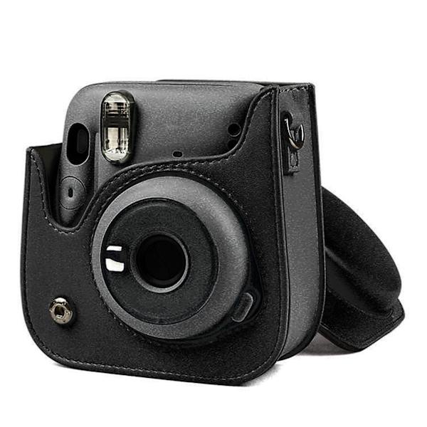 PU-läderfodral med axelrem för Fujifilm Instax Mini 11-kamera