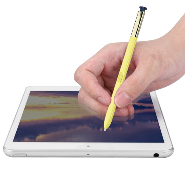 Muovinen kynäkosketusnäytön kirjoitustyökalu Samsung Note 9 N960F N960U (keltainen)