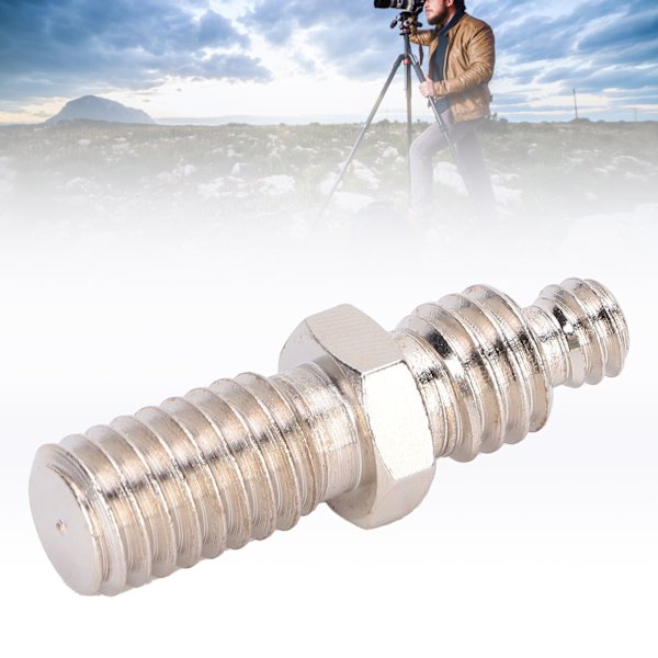 1/4 tommer til 3/8 tommer kamera konverteringsskrue til stativ kuglehoved monopod hurtigudløserpladeE7
