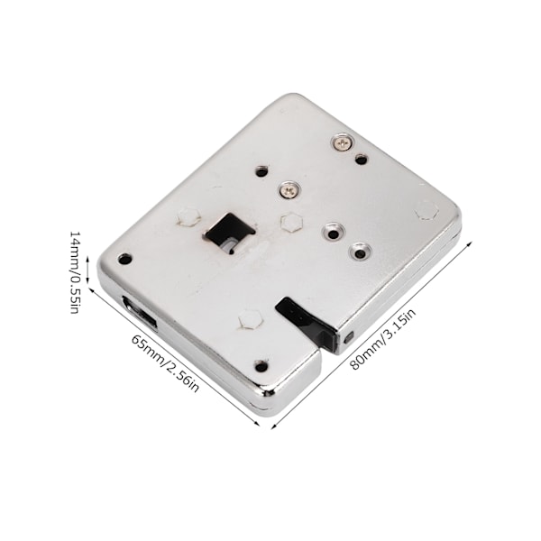 Metallisk elektronisk skaplåse DC12V elektrisk kontrollås for skuffeskap postkasser